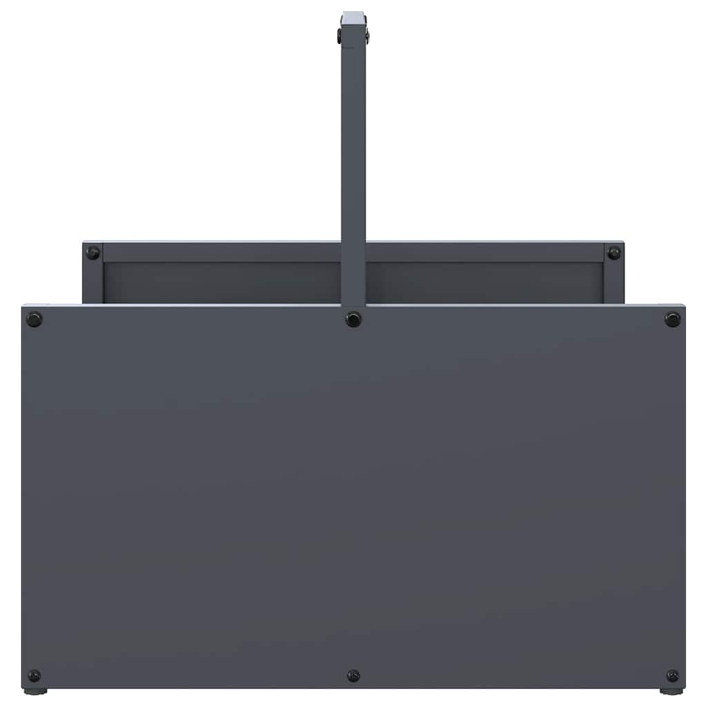 vidaXL Brennholzregal Anthrazit 40x40x40 cm Kaltgewalzter Stahl - Image 5