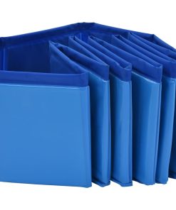 vidaXL Hundepool Faltbar Blau 80 x 20 cm PVC