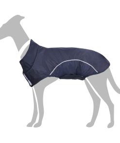 vidaXL Hunde Regenmantel mit Reflexstreifen Polyester Marineblau M
