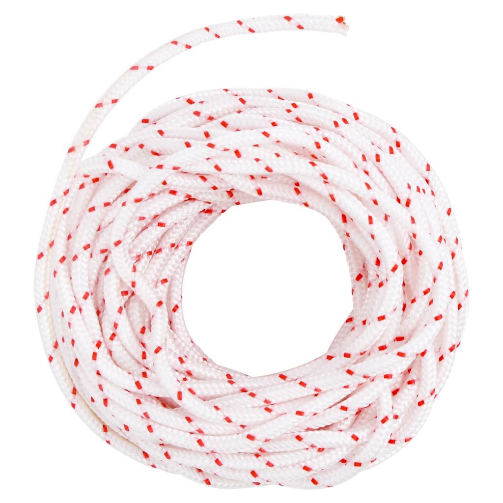 vidaXL Starterseil Weiß und Rot Ø4 mm 10 m Nylon