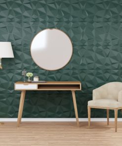 vidaXL Wandpaneele 24 Stk. Grün 50x50 cm XPS 6 m² Diamant