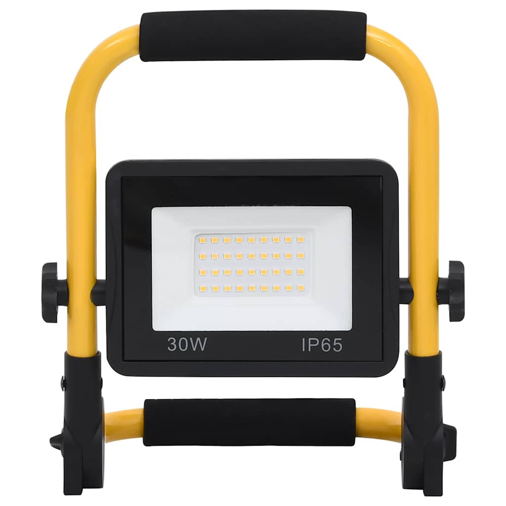 vidaXL LED-Fluter mit Handgriff 30 W Kaltweiß - Image 5