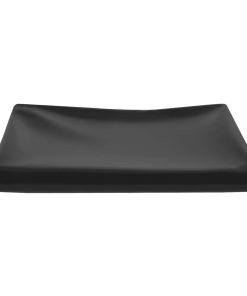 vidaXL Teichfolie Schwarz 3x8 m PVC 0,5 mm