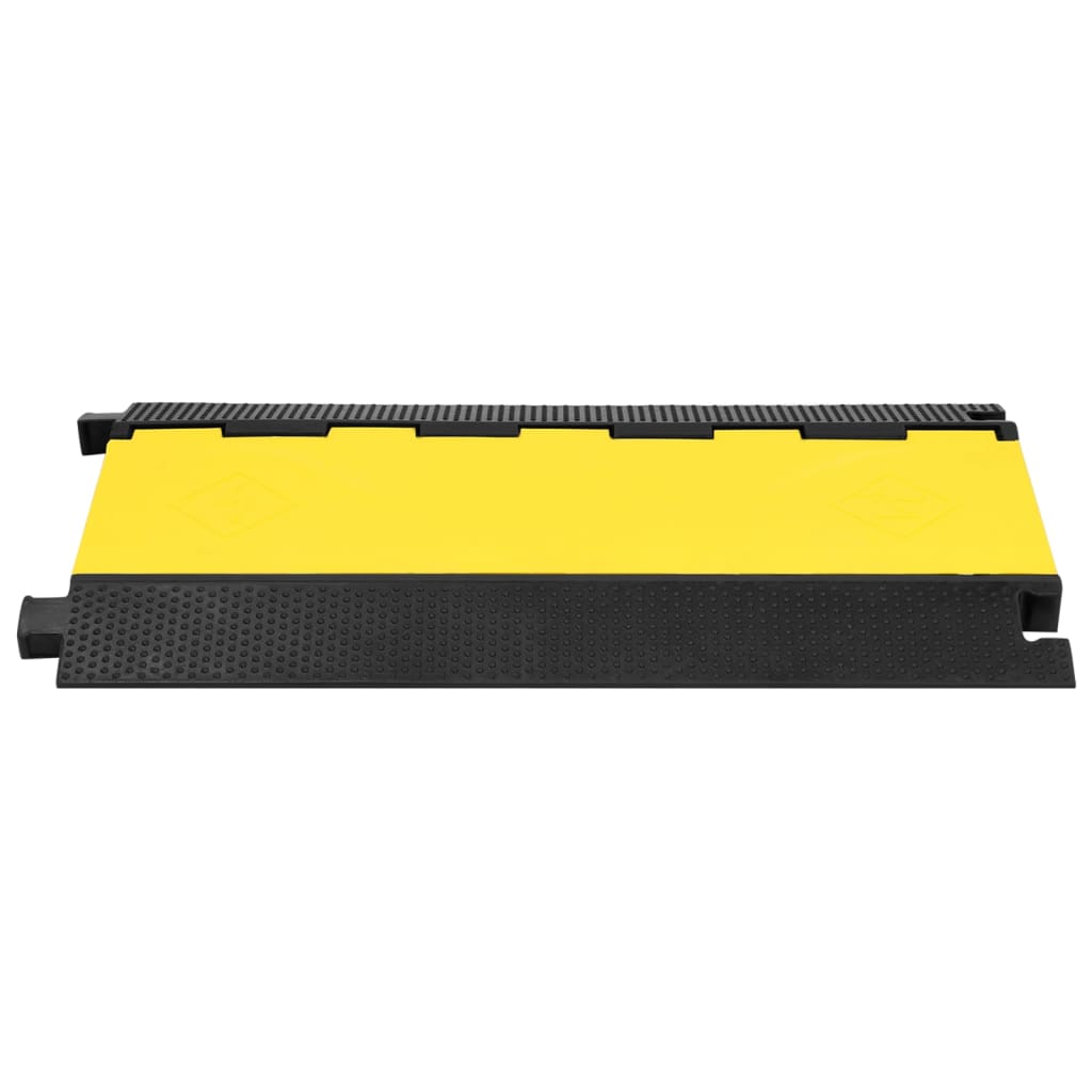 vidaXL Kabelbrücke 5 Kanäle Gummi 90 cm