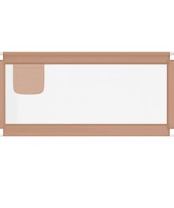 vidaXL Kleinkind-Bettschutzgitter Taupe 160x25 cm Stoff