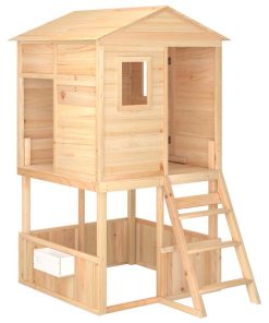vidaXL Spielturm Massivholz Tanne