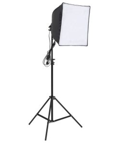 vidaXL Fotostudio-Set mit Beleuchtung, Hintergrund und Reflektor