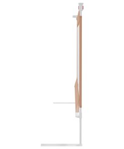 vidaXL Kleinkind-Bettschutzgitter Taupe 100x25 cm Stoff