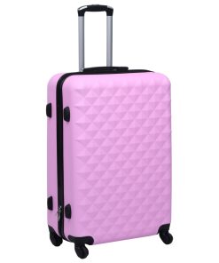 vidaXL Hartschalen-Trolley-Set 2 Stk. Rosa ABS