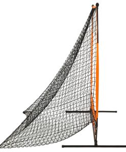 vidaXL Multisport-Übungsnetz Baseball Schwarz 174x76x158,5 cm