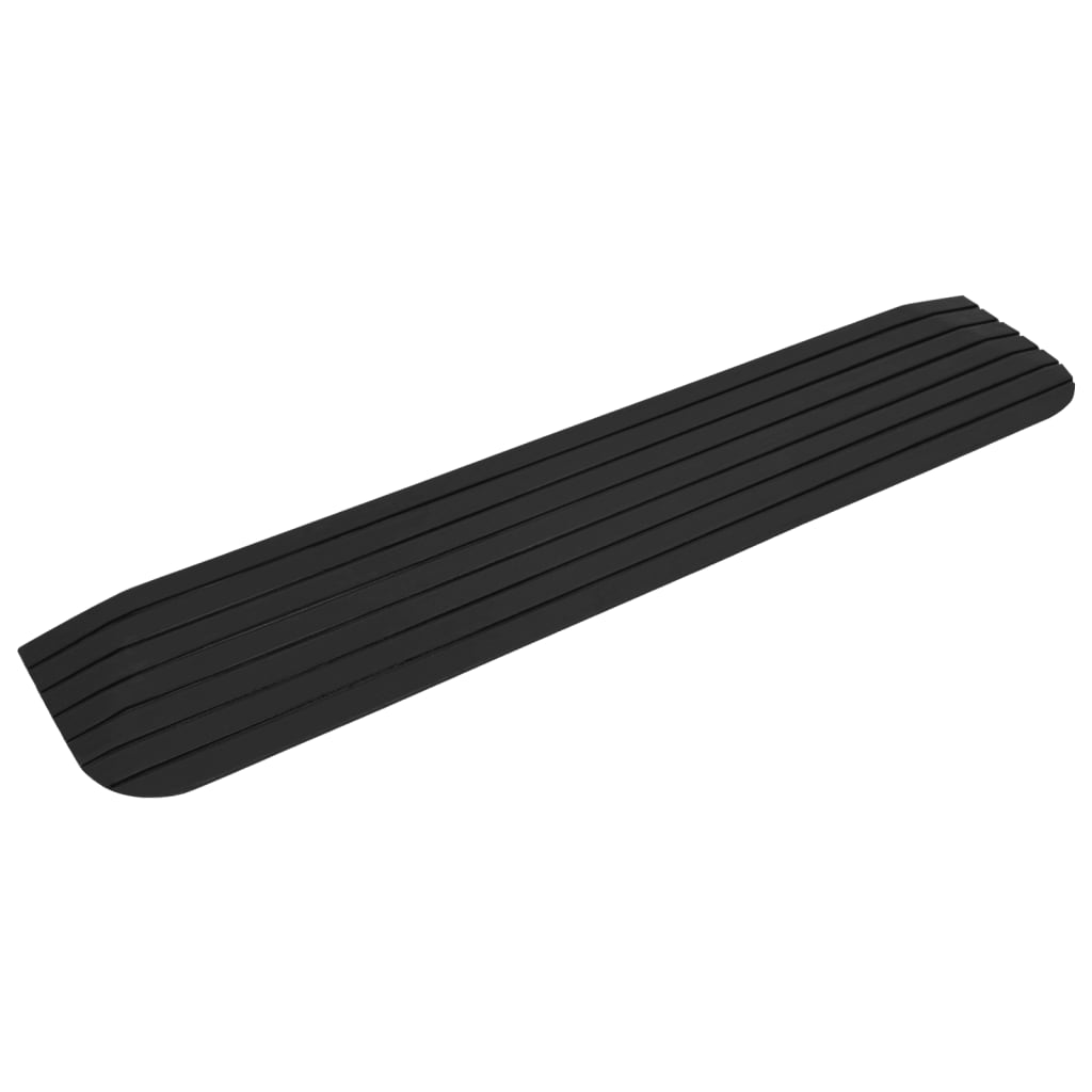 vidaXL Schwellenrampen 2 Stk. 110x21x2,5 cm Gummi