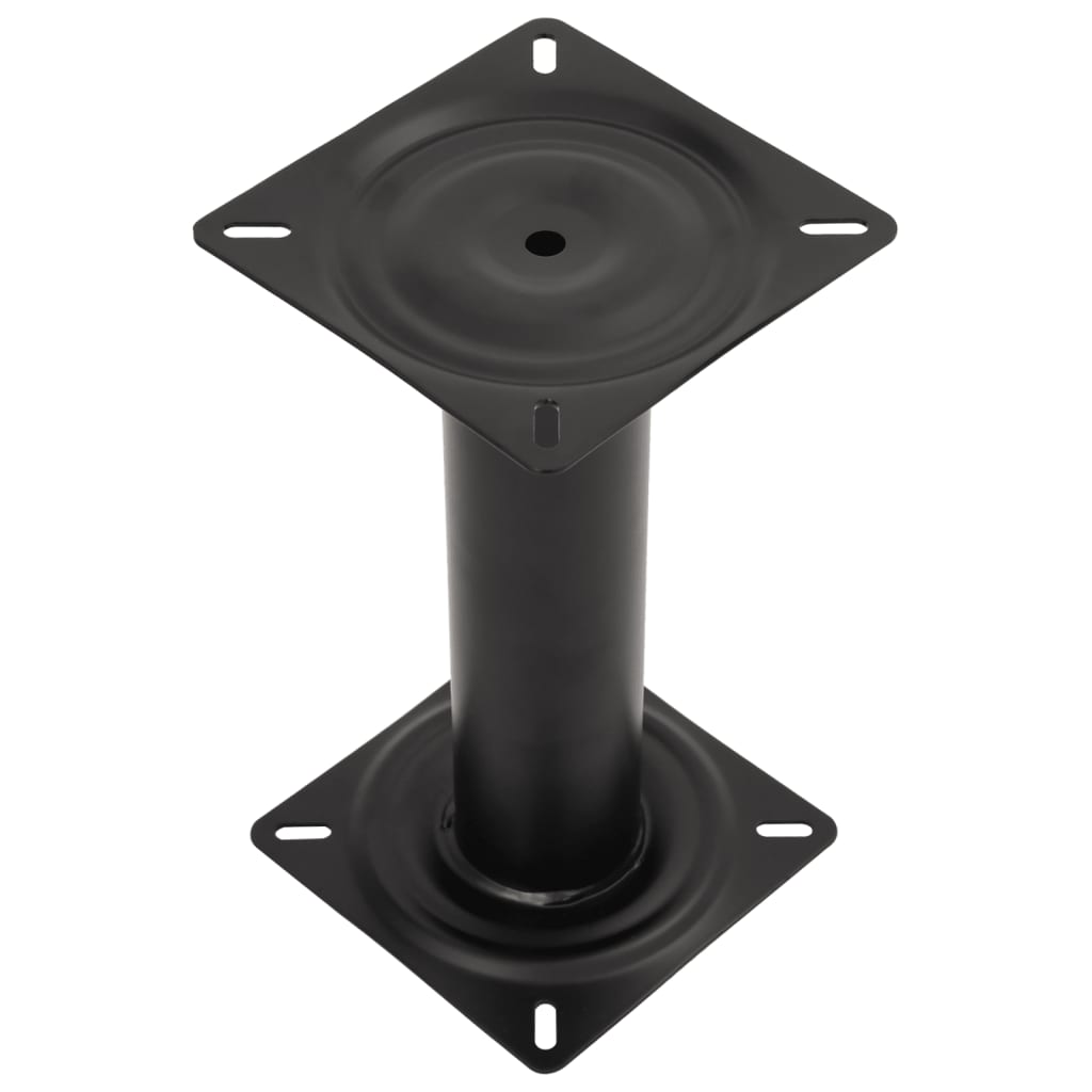 vidaXL Stuhlfuß für Bootssitz Schwarz 33 cm Stahl