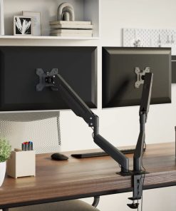 vidaXL Doppel-Monitorarm für Max 27 Zoll Gasfeder 20 kg