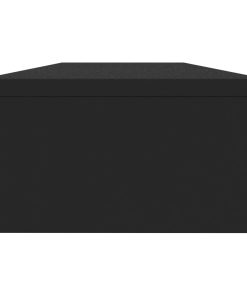 vidaXL Monitorständer Schwarz 100x24x13 cm Holzwerkstoff