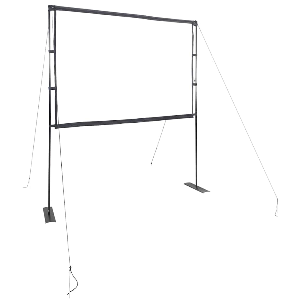 vidaXL Beamer Leinwand mit Ständer 84 Zoll 4:3