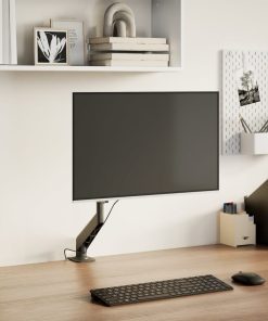 vidaXL Monitorarm Einzeln für Max 27 Zoll Gasfeder 10 kg