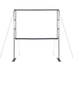 vidaXL Beamer Leinwand mit Ständer 90 Zoll 4:3