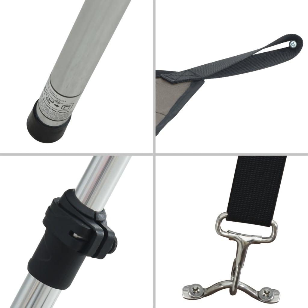 vidaXL T-Top-Beschattungsverlängerung Anthrazit 170x208x(115-183) cm
