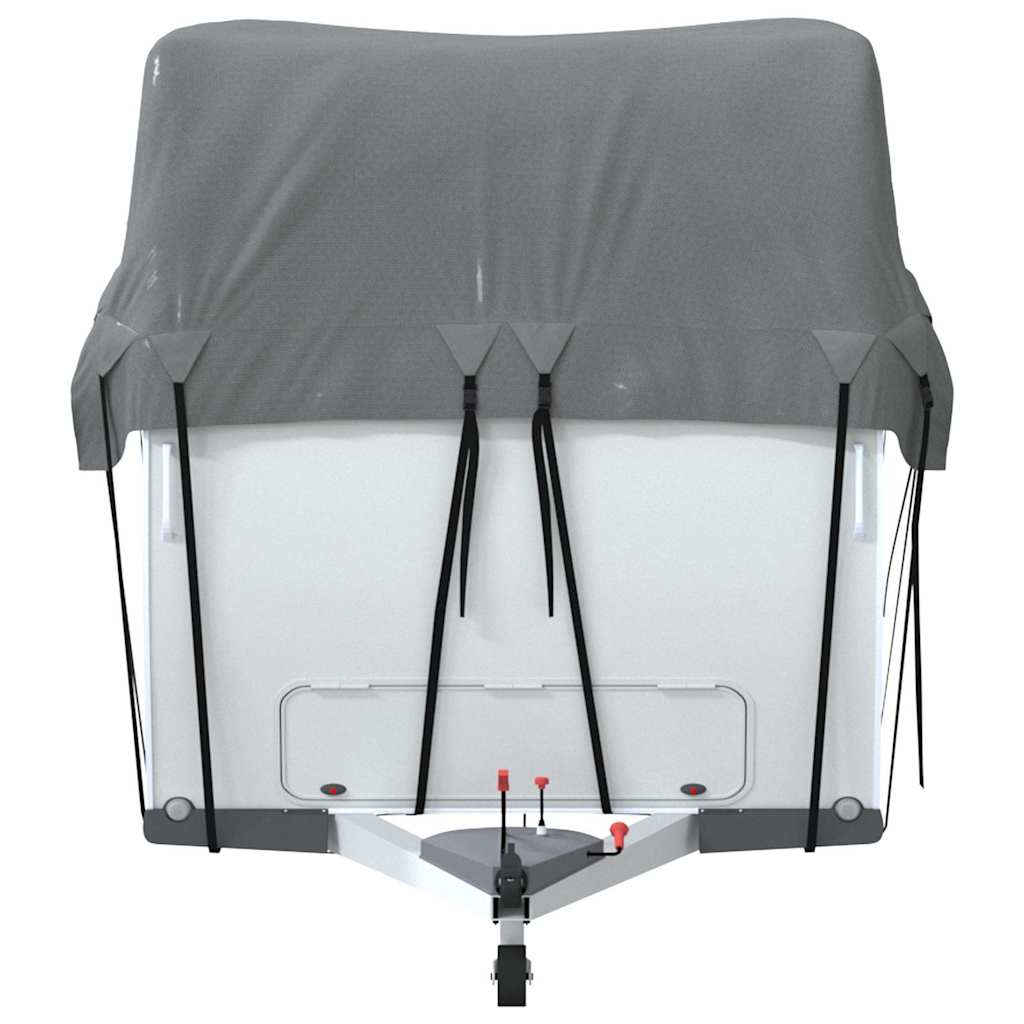 vidaXL Dachplane für Wohnwagen Grau 700x300 cm Vliesstoff