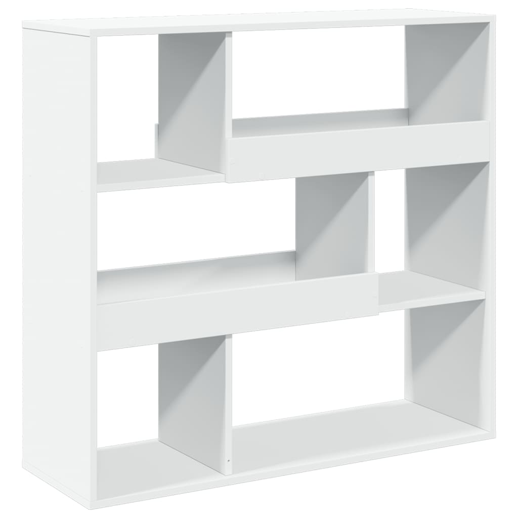 vidaXL Bücherregal/Raumteiler Weiß 100x33x94,5 cm