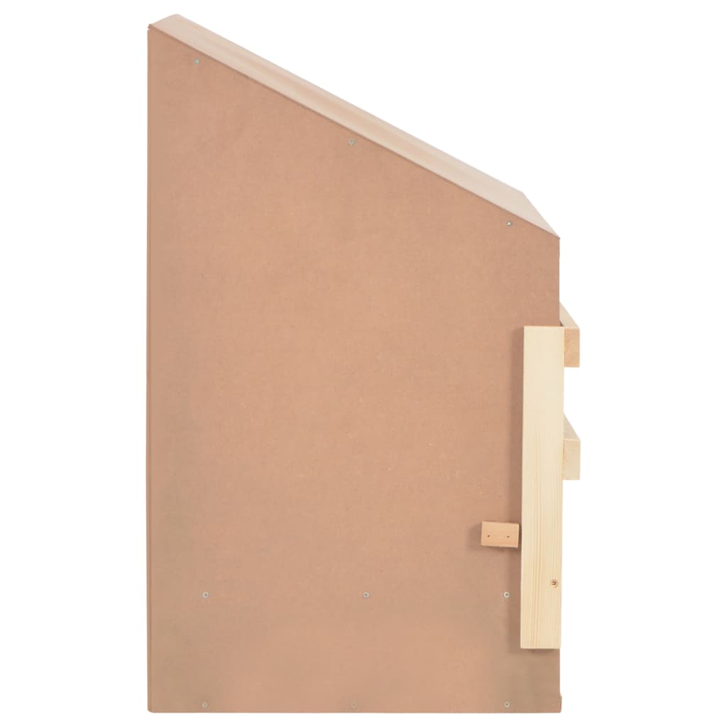 vidaXL Legenest für Hühner 3 Fächer 93x40x65 cm Massivholz Kiefer