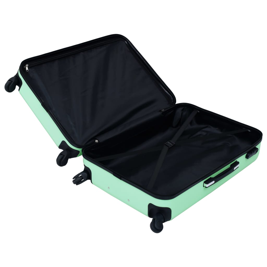 vidaXL Hartschalen-Trolley Minzgrün ABS
