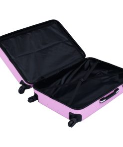 vidaXL Hartschalen-Trolley Rosa ABS