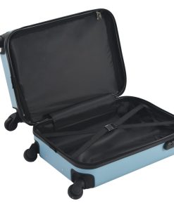 vidaXL Hartschalen-Trolley Blau ABS