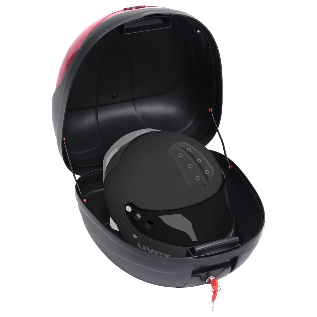 vidaXL Motorrad-Topcase 35 L für einen Helm