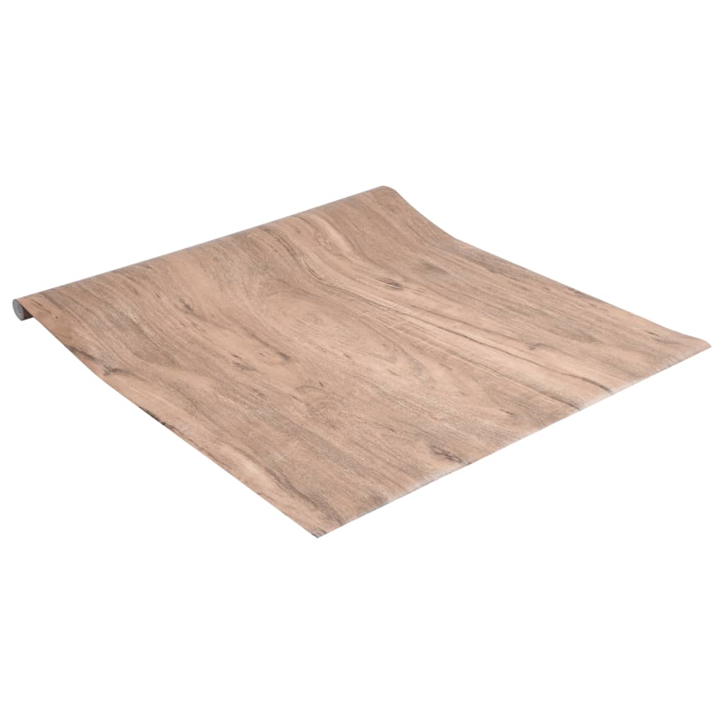 vidaXL Möbelfolien Selbstklebend Holzoptik 90x500 cm PVC