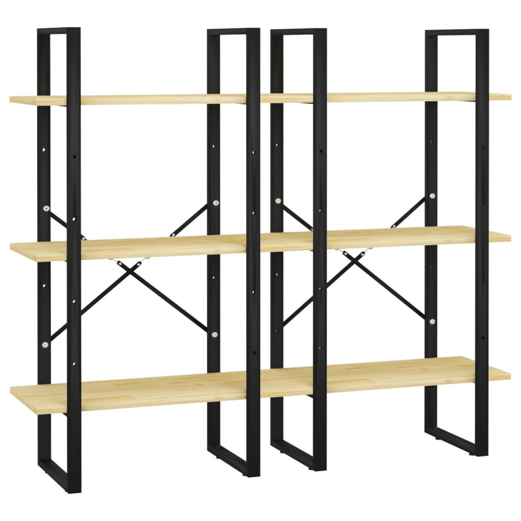 vidaXL Lagerregal 60x30x210 cm Massivholz Kiefer