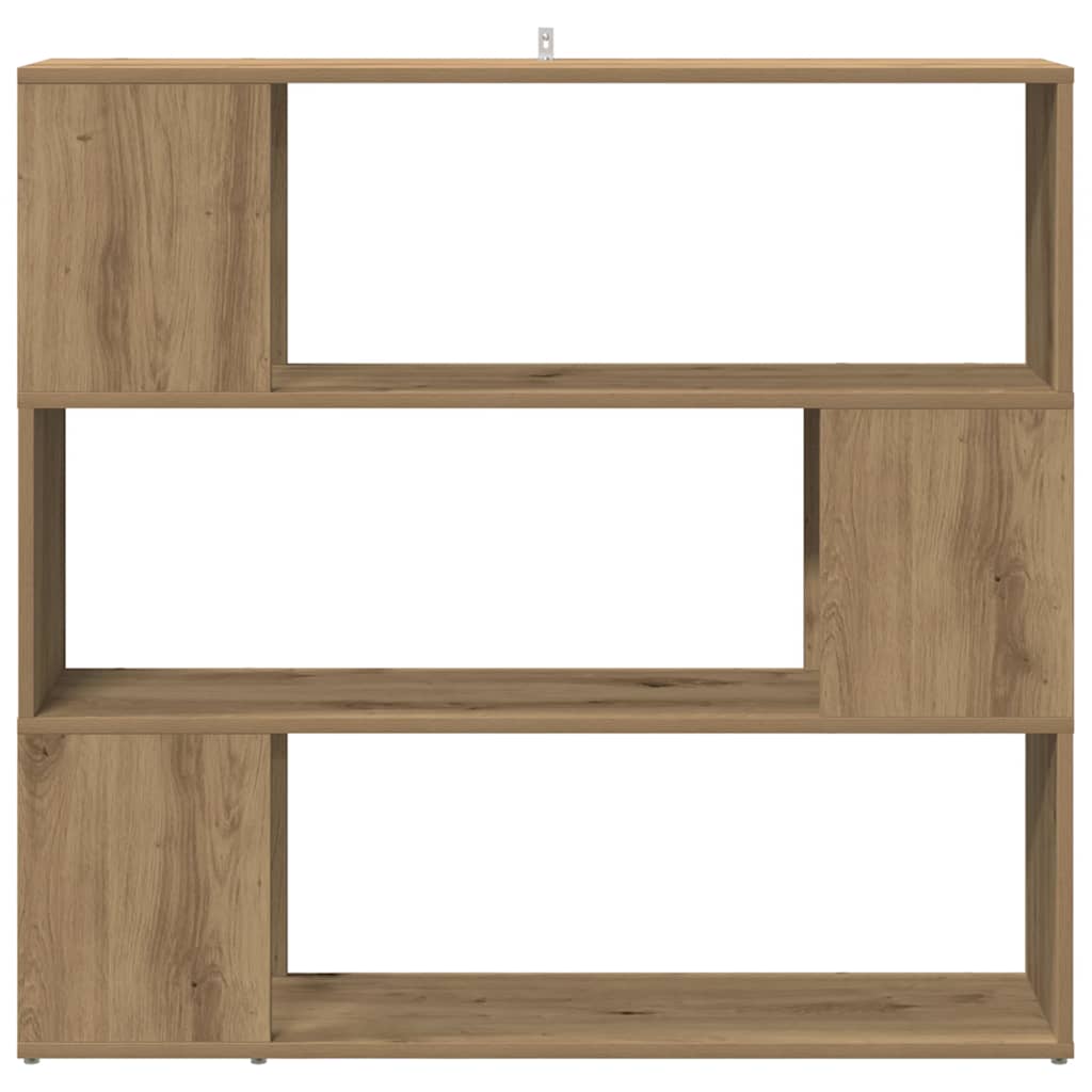 vidaXL Bücherregal/Raumteiler Artisan-Eiche 100x24x94 cm