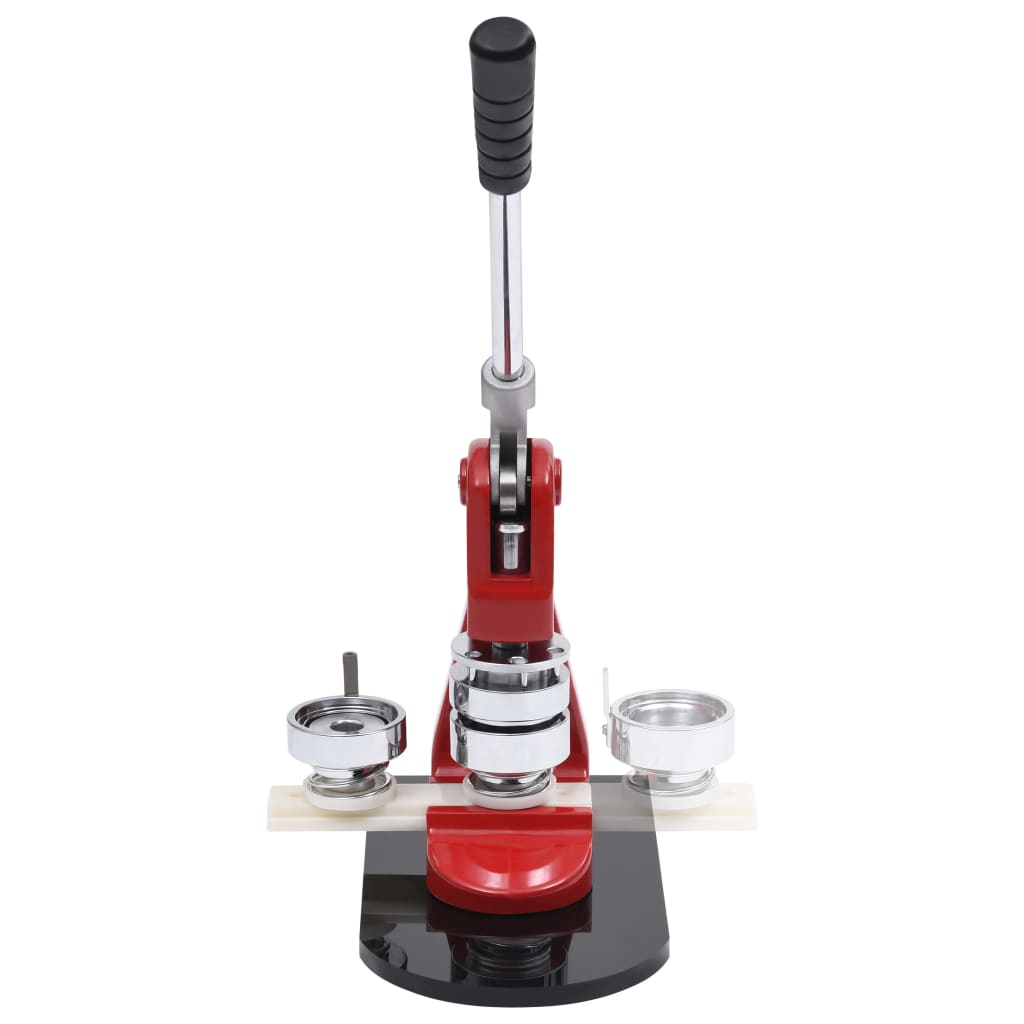 vidaXL Buttonmaschine mit 500 Button-Teilen 58 mm