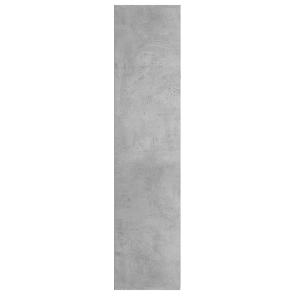 vidaXL Bücherregal/Sideboard Betongrau 66×30×130 cm Holzwerkstoff