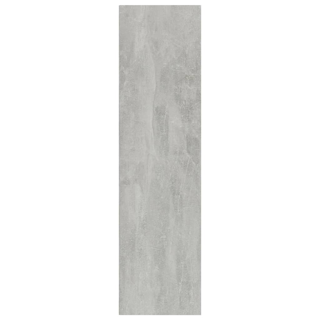 vidaXL Bücherregal/TV-Schrank Betongrau 36x30x114 cm Holzwerkstoff