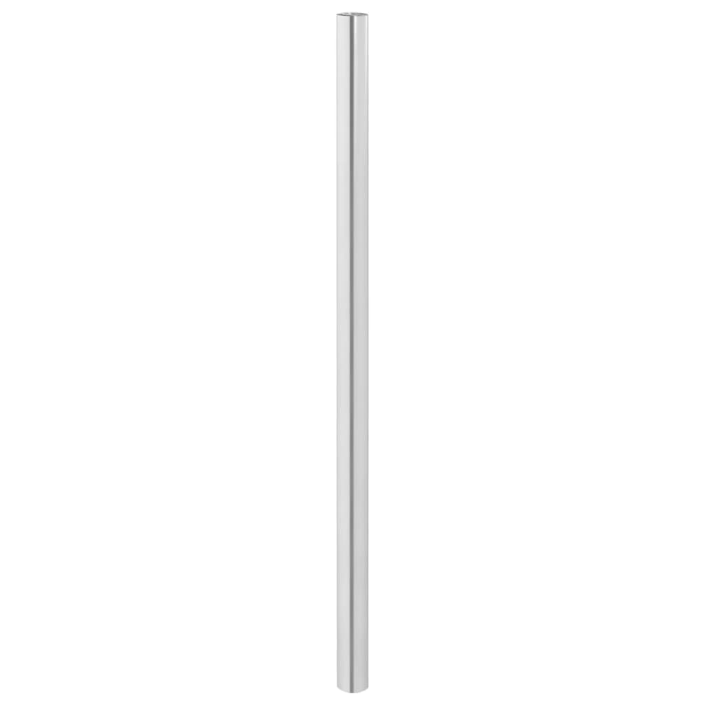 vidaXL Möbelfolien Selbstklebend Silbern 90x500 cm PET