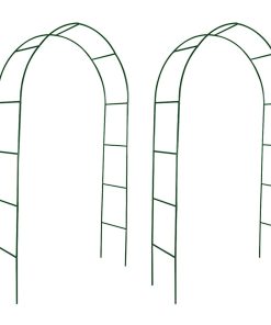 2x Garten Rosenbogen Torbogen Rankgitter Rosensäule