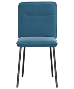 vidaXL Esszimmerstühle 6 Stk. Blau Samt