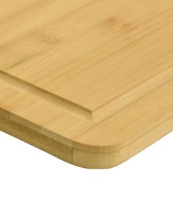 vidaXL Schneidebrett 30x20x1,5 cm Bambus