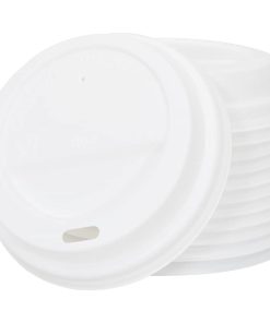 vidaXL Pappbecher mit Deckeln 1000 Stk. 8oz 200ml