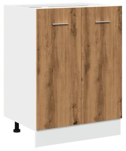 vidaXL Unterschrank Lyon Artisan-Eiche 60x46x81,5 cm Holzwerkstoff
