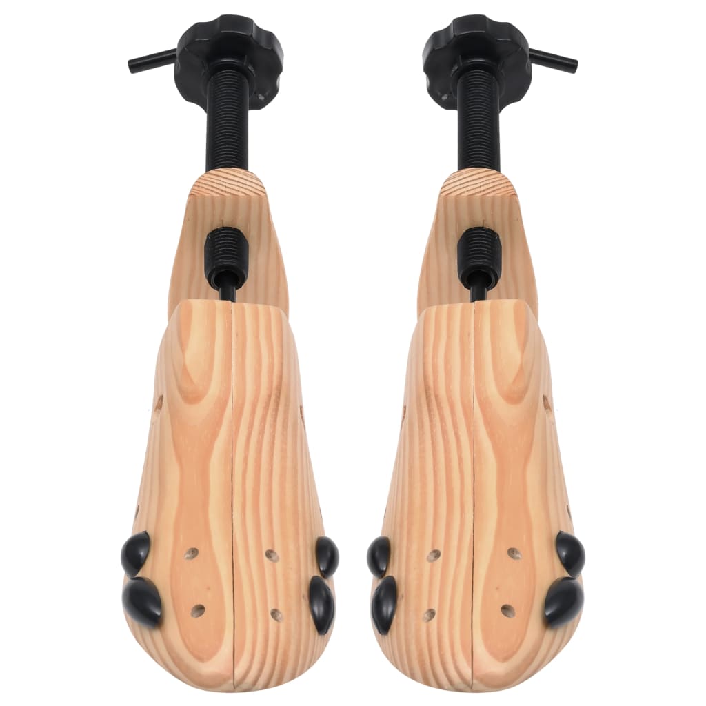 vidaXL Schuhspanner 2 Paar Größe 36-40 Kiefer Massivholz