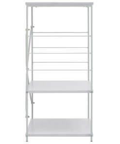 vidaXL Mikrowellenregal Weiß 60×39,6×79,5 cm Holzwerkstoff