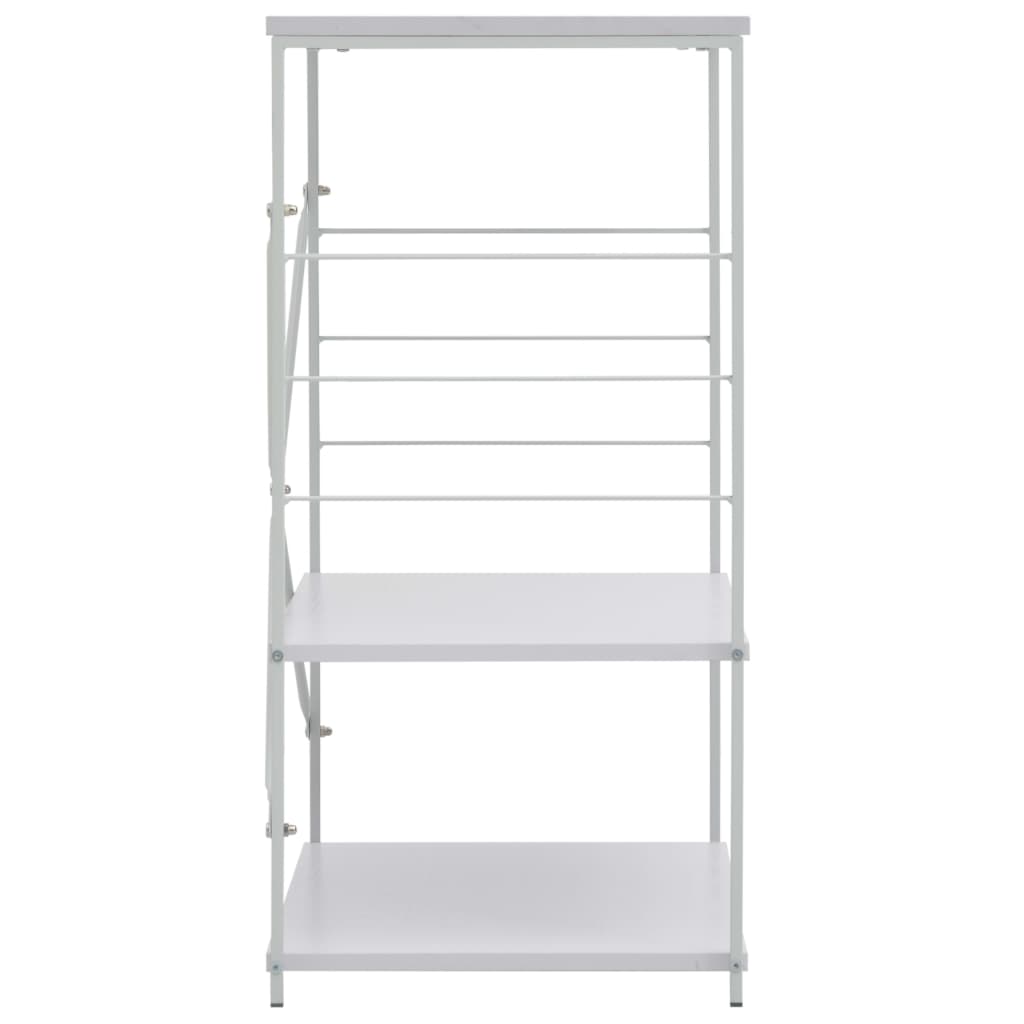 vidaXL Mikrowellenregal Weiß 60×39,6×79,5 cm Holzwerkstoff