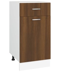 vidaXL Unterschrank mit Schublade Lyon Braun Eichen-Optik 40x46x81,5 cm