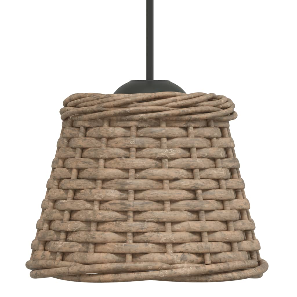 vidaXL Lampenschirm Braun Ø15x12 cm Korbweide