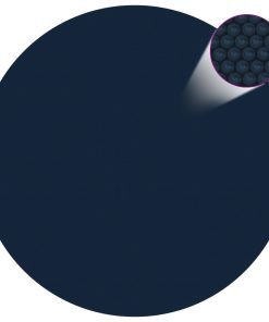 vidaXL Treibende Pool-Solarplane PE 549 cm Schwarz und Blau