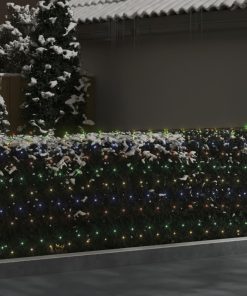vidaXL Weihnachts-Lichternetz 4x4 m 544 LED Bunt Indoor Outdoor