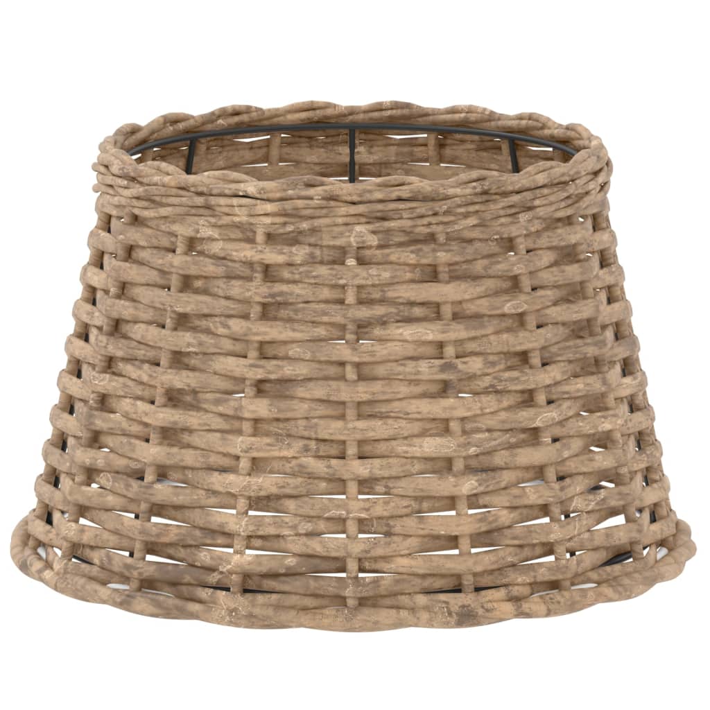 vidaXL Lampenschirm Braun Ø38x23 cm Korbweide
