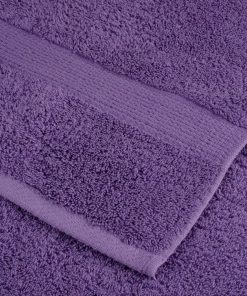 vidaXL Premium-Handtücher SOLUND 2 Stk. Lila 50x100 cm 600 g/m²